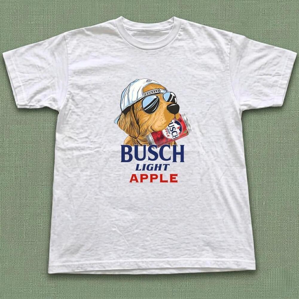 Busch Light Apple Dog Graphic Tee